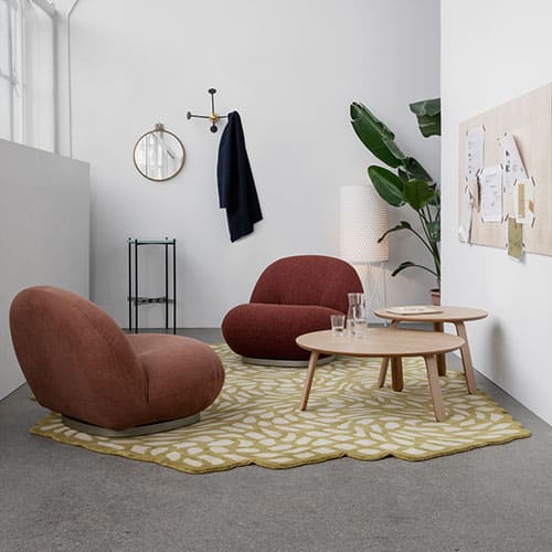 Gubi-Pacha Lounge Chair-Lifestyle Olson and Baker - Designer & Contemporary Sofas, Furniture - Olson and Baker showcases original designs from authentic, designer brands. Buy contemporary furniture, lighting, storage, sofas & chairs at Olson + Baker.