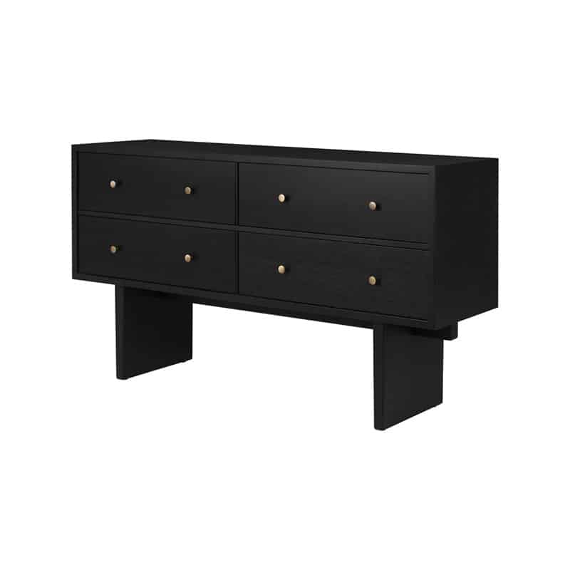 Gubi - Private Collection Dark Oak Sideboard F3Q ItemNr.10083289 - Packshot Olson and Baker - Designer & Contemporary Sofas, Furniture - Olson and Baker showcases original designs from authentic, designer brands. Buy contemporary furniture, lighting, storage, sofas & chairs at Olson + Baker.