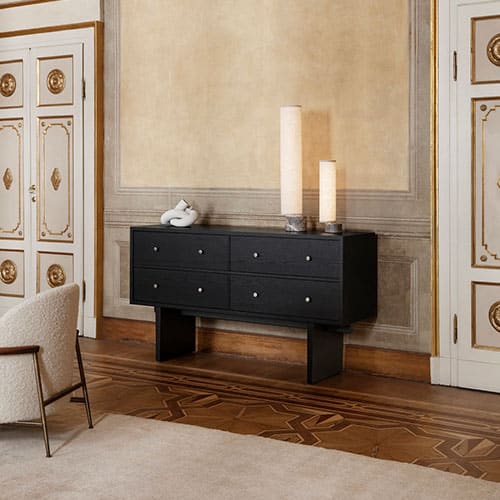 Gubi-Private Sideboard-1-Lifestyle Olson and Baker - Designer & Contemporary Sofas, Furniture - Olson and Baker showcases original designs from authentic, designer brands. Buy contemporary furniture, lighting, storage, sofas & chairs at Olson + Baker.