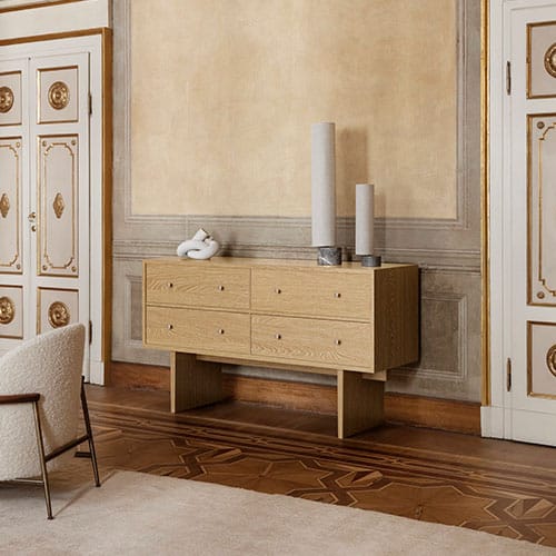 Gubi-Private Sideboard-Lifestyle Olson and Baker - Designer & Contemporary Sofas, Furniture - Olson and Baker showcases original designs from authentic, designer brands. Buy contemporary furniture, lighting, storage, sofas & chairs at Olson + Baker.