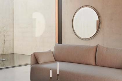Menu - Nimbus Mirror - Mirrors Olson and Baker - Designer & Contemporary Sofas, Furniture - Olson and Baker showcases original designs from authentic, designer brands. Buy contemporary furniture, lighting, storage, sofas & chairs at Olson + Baker.