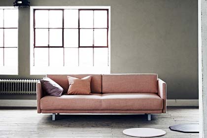 Softline - Meghan Three Seat Sofa Bed - Sofa Beds Olson and Baker - Designer & Contemporary Sofas, Furniture - Olson and Baker showcases original designs from authentic, designer brands. Buy contemporary furniture, lighting, storage, sofas & chairs at Olson + Baker.