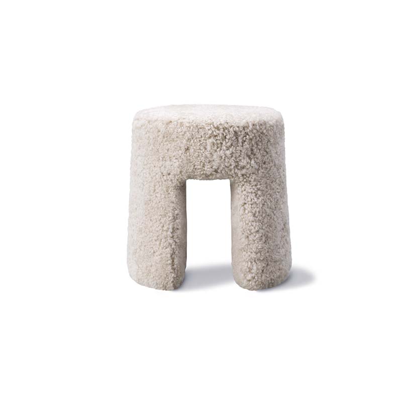 Fredericia Sequoia Pouf by Space Copenhagen Olson and Baker - Designer & Contemporary Sofas, Furniture - Olson and Baker showcases original designs from authentic, designer brands. Buy contemporary furniture, lighting, storage, sofas & chairs at Olson + Baker.