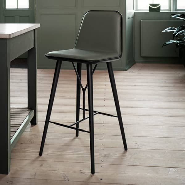 Spine Bar Stool with Back