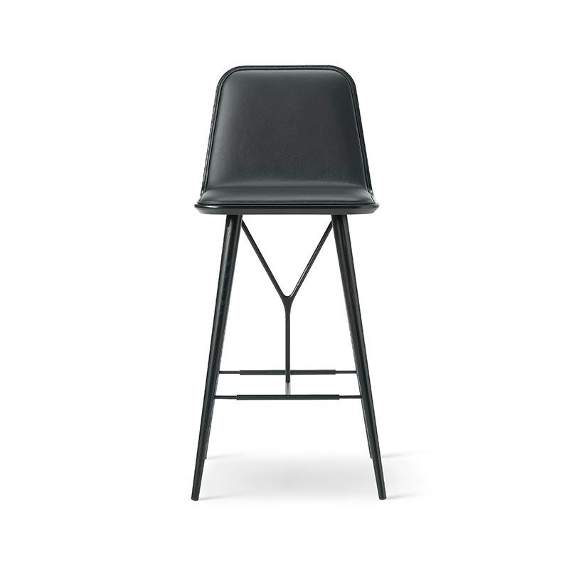 Fredericia Spine Bar Stool with Back by Olson and Baker - Designer & Contemporary Sofas, Furniture - Olson and Baker showcases original designs from authentic, designer brands. Buy contemporary furniture, lighting, storage, sofas & chairs at Olson + Baker.