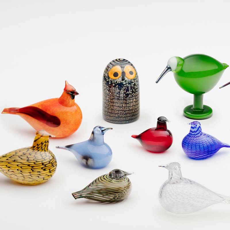 Iittala - Toikka Birds by Oiva Toika - Lifestyle 02-1 Olson and Baker - Designer & Contemporary Sofas, Furniture - Olson and Baker showcases original designs from authentic, designer brands. Buy contemporary furniture, lighting, storage, sofas & chairs at Olson + Baker.