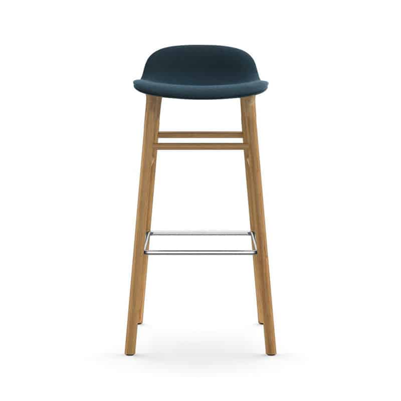 Form Bar Stool Fully Upholstered Oak Base by Olson and Baker - Designer & Contemporary Sofas, Furniture - Olson and Baker showcases original designs from authentic, designer brands. Buy contemporary furniture, lighting, storage, sofas & chairs at Olson + Baker.