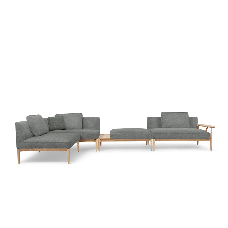 Carl Hansen Embrace E300-350 Modular Sofa by EOOS Olson and Baker - Designer & Contemporary Sofas, Furniture - Olson and Baker showcases original designs from authentic, designer brands. Buy contemporary furniture, lighting, storage, sofas & chairs at Olson + Baker.