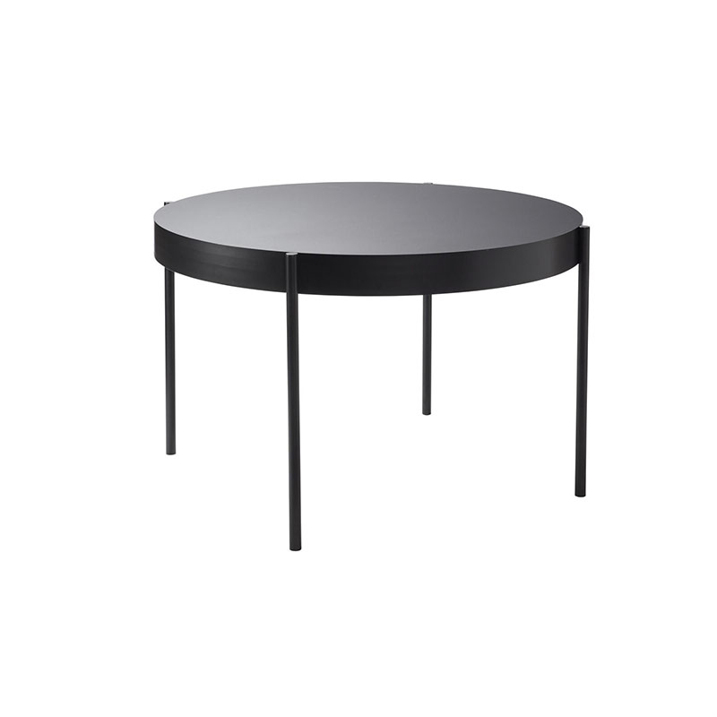 Verpan Series 430 Ø120cm Round Dining Table by Verner Panton Olson and Baker - Designer & Contemporary Sofas, Furniture - Olson and Baker showcases original designs from authentic, designer brands. Buy contemporary furniture, lighting, storage, sofas & chairs at Olson + Baker.