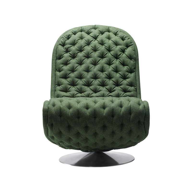 Verpan System 1-2-3 Deluxe Low Lounge Chair by Verner Panton Olson and Baker - Designer & Contemporary Sofas, Furniture - Olson and Baker showcases original designs from authentic, designer brands. Buy contemporary furniture, lighting, storage, sofas & chairs at Olson + Baker.