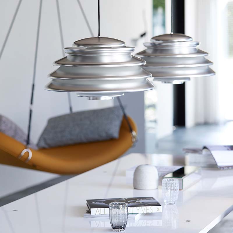 Verpan - Hive Pendant - Lifestyle 12 Olson and Baker - Designer & Contemporary Sofas, Furniture - Olson and Baker showcases original designs from authentic, designer brands. Buy contemporary furniture, lighting, storage, sofas & chairs at Olson + Baker.
