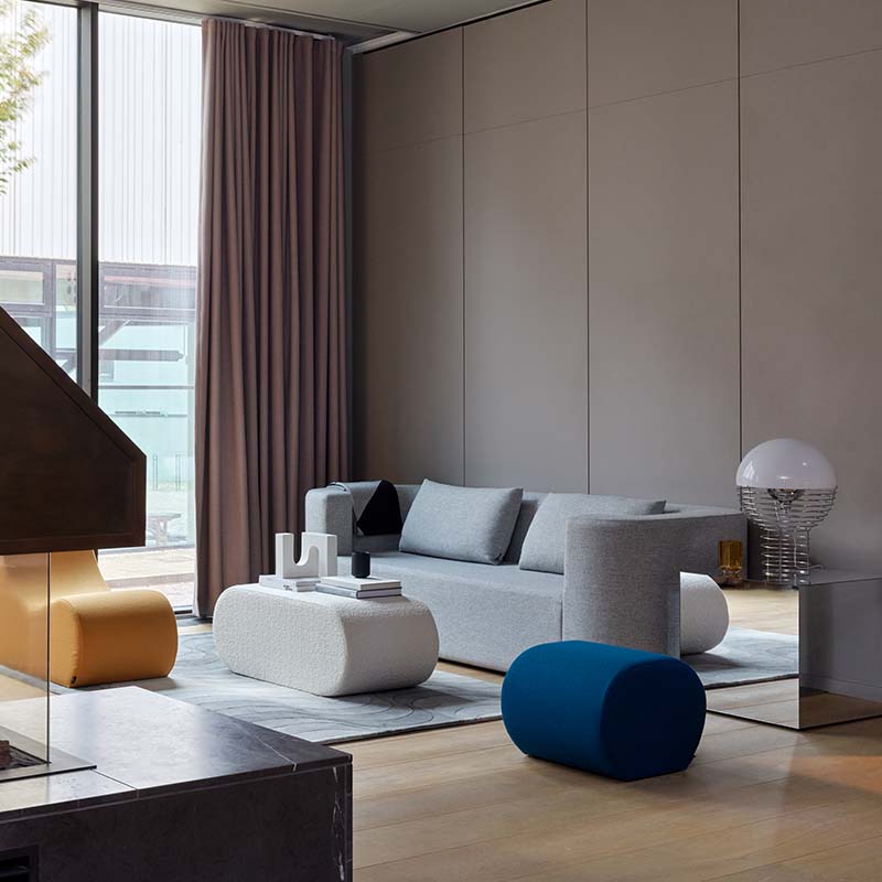 Verpan - VP168 Sofa - Lifestyle 3 Olson and Baker - Designer & Contemporary Sofas, Furniture - Olson and Baker showcases original designs from authentic, designer brands. Buy contemporary furniture, lighting, storage, sofas & chairs at Olson + Baker.