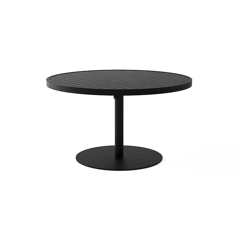 Case Furniture Eos Ø130cm Round Dining Table by Matthew Hilton Olson and Baker - Designer & Contemporary Sofas, Furniture - Olson and Baker showcases original designs from authentic, designer brands. Buy contemporary furniture, lighting, storage, sofas & chairs at Olson + Baker.