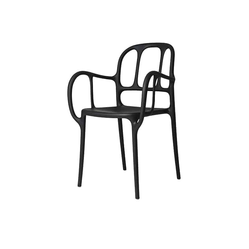 Magis_milà_chair_product_lateral_SD2100_black_01_hr Olson and Baker - Designer & Contemporary Sofas, Furniture - Olson and Baker showcases original designs from authentic, designer brands. Buy contemporary furniture, lighting, storage, sofas & chairs at Olson + Baker.