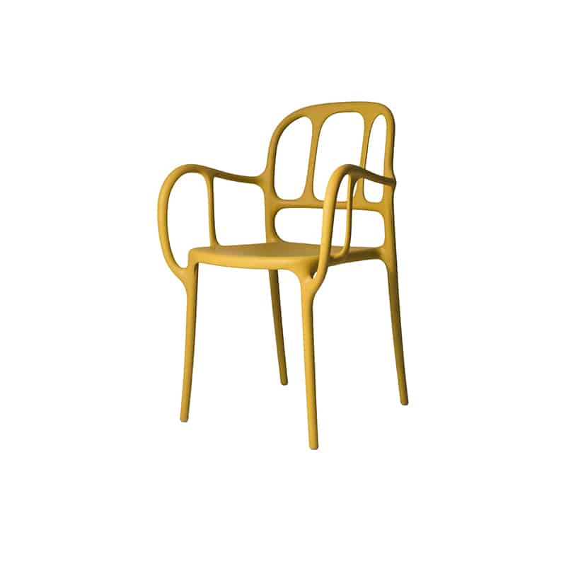 Magis_milà_chair_product_lateral_SD2100_yellow_01_hr Olson and Baker - Designer & Contemporary Sofas, Furniture - Olson and Baker showcases original designs from authentic, designer brands. Buy contemporary furniture, lighting, storage, sofas & chairs at Olson + Baker.