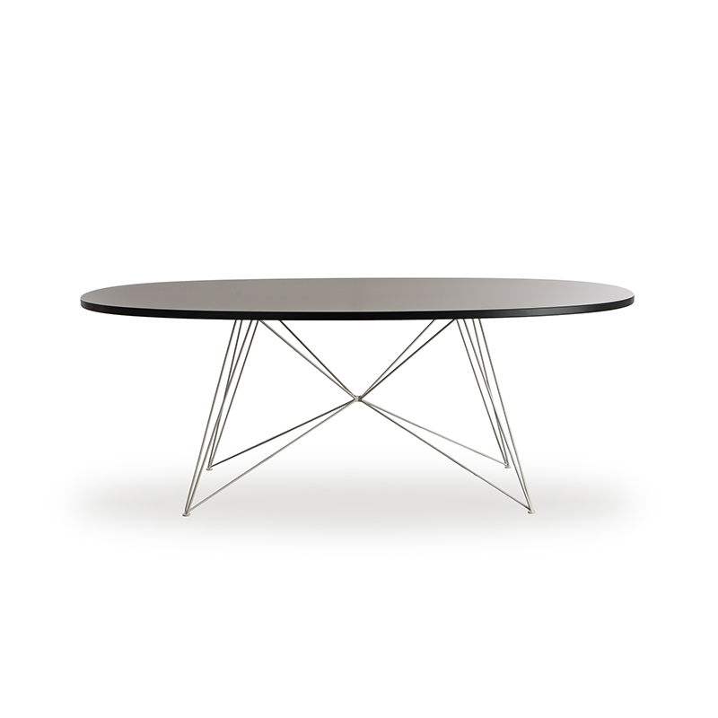 Magis XZ3 Oval Dining Table by Magis Olson and Baker - Designer & Contemporary Sofas, Furniture - Olson and Baker showcases original designs from authentic, designer brands. Buy contemporary furniture, lighting, storage, sofas & chairs at Olson + Baker.