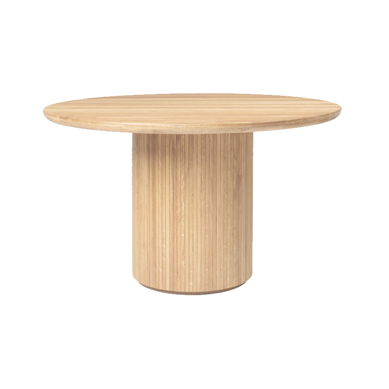 Gubi Moon Ø120cm Round Dining Table by Olson and Baker - Designer & Contemporary Sofas, Furniture - Olson and Baker showcases original designs from authentic, designer brands. Buy contemporary furniture, lighting, storage, sofas & chairs at Olson + Baker.