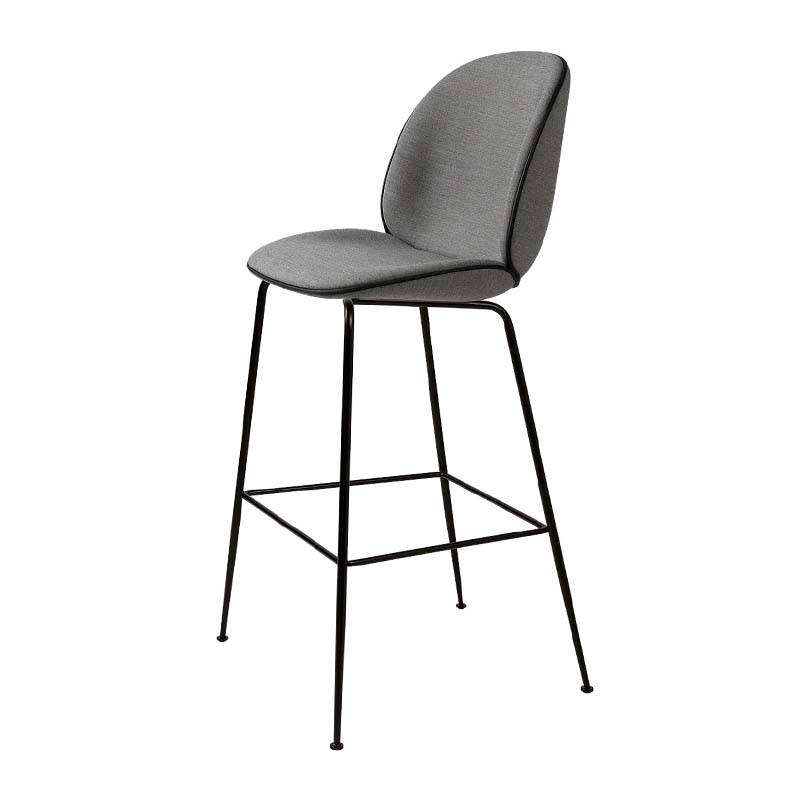 Gubi Beetle Fully Upholstered Bar Chair with Conic Base by Olson and Baker - Designer & Contemporary Sofas, Furniture - Olson and Baker showcases original designs from authentic, designer brands. Buy contemporary furniture, lighting, storage, sofas & chairs at Olson + Baker.