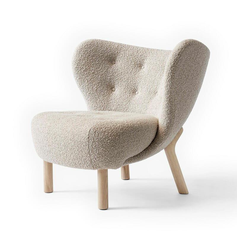&Tradition Little Petra Lounge Chair by Olson and Baker - Designer & Contemporary Sofas, Furniture - Olson and Baker showcases original designs from authentic, designer brands. Buy contemporary furniture, lighting, storage, sofas & chairs at Olson + Baker.