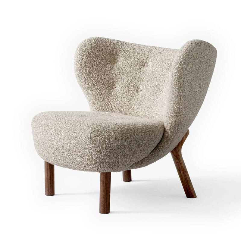 &Tradition Little Petra Lounge Chair by Olson and Baker - Designer & Contemporary Sofas, Furniture - Olson and Baker showcases original designs from authentic, designer brands. Buy contemporary furniture, lighting, storage, sofas & chairs at Olson + Baker.