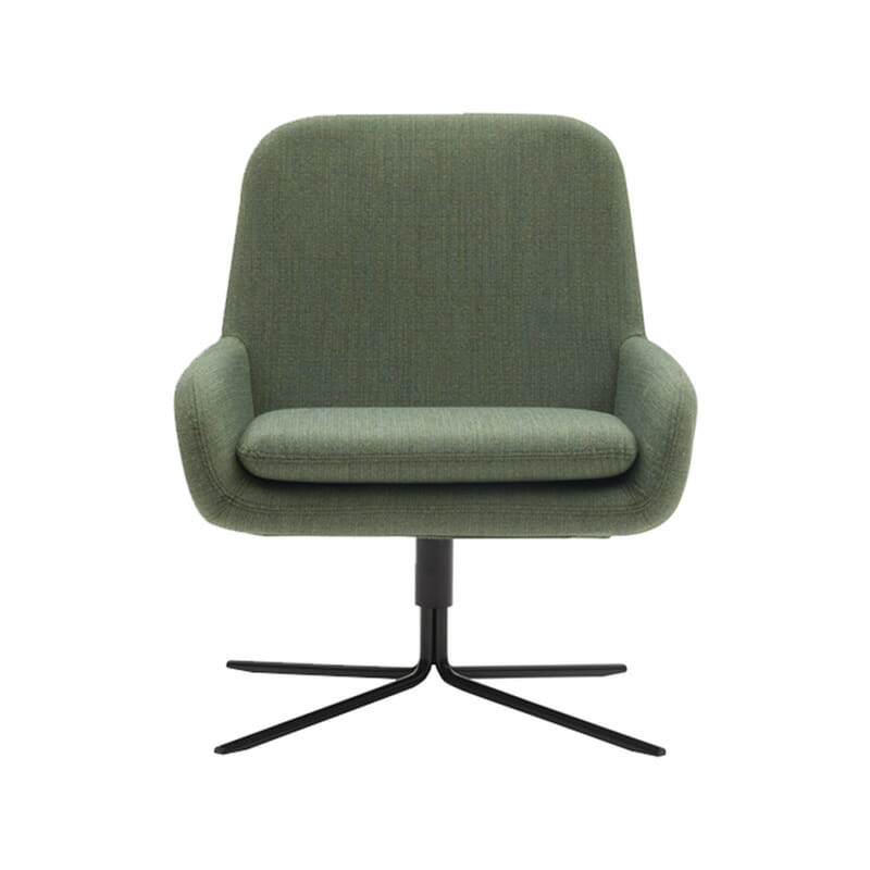 Softline Coco Chair Swivel Base by Busk+Hertzog Olson and Baker - Designer & Contemporary Sofas, Furniture - Olson and Baker showcases original designs from authentic, designer brands. Buy contemporary furniture, lighting, storage, sofas & chairs at Olson + Baker.