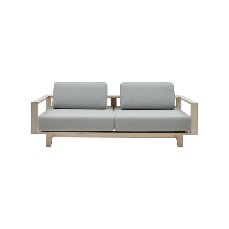 Softline Wood Sofa Bed by Jakob Schenk Olson and Baker - Designer & Contemporary Sofas, Furniture - Olson and Baker showcases original designs from authentic, designer brands. Buy contemporary furniture, lighting, storage, sofas & chairs at Olson + Baker.