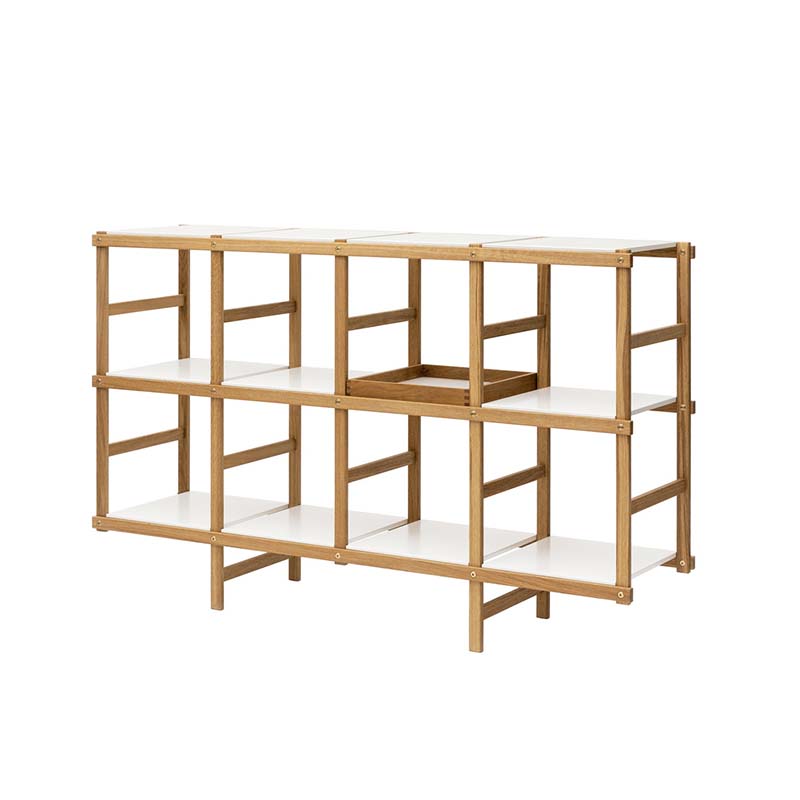 Design House Stockholm Frame Medium Shelving by Harald Hermanrud Olson and Baker - Designer & Contemporary Sofas, Furniture - Olson and Baker showcases original designs from authentic, designer brands. Buy contemporary furniture, lighting, storage, sofas & chairs at Olson + Baker.