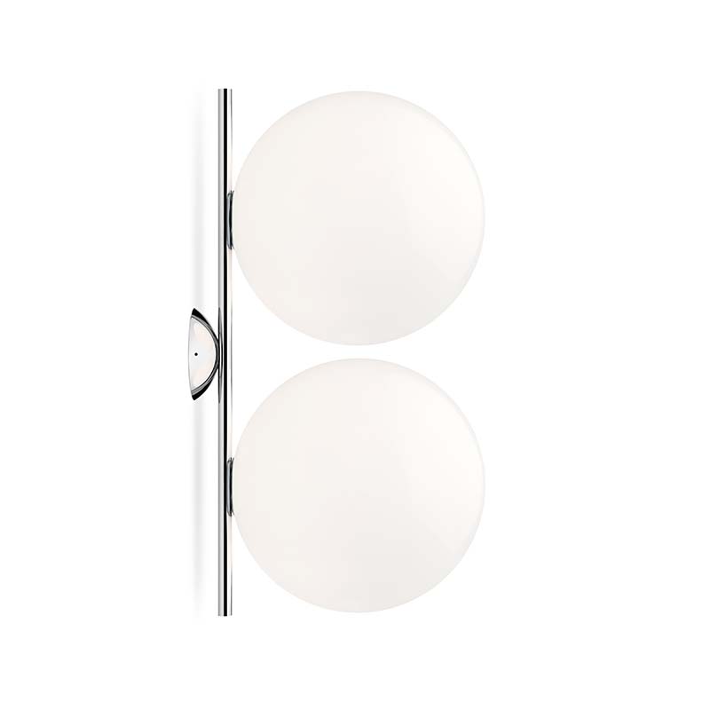 Flos IC Wall Lamp Double by Olson and Baker - Designer & Contemporary Sofas, Furniture - Olson and Baker showcases original designs from authentic, designer brands. Buy contemporary furniture, lighting, storage, sofas & chairs at Olson + Baker.