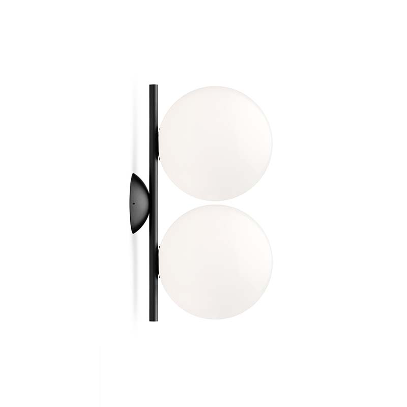 Flos IC Wall Lamp Double by Olson and Baker - Designer & Contemporary Sofas, Furniture - Olson and Baker showcases original designs from authentic, designer brands. Buy contemporary furniture, lighting, storage, sofas & chairs at Olson + Baker.