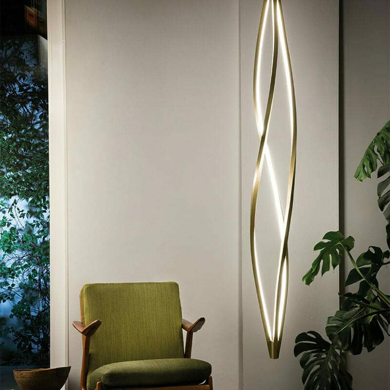 Nemo-Lighting-In-the-Wind-Vertical-Gold-Lifestyle-01 Olson and Baker - Designer & Contemporary Sofas, Furniture - Olson and Baker showcases original designs from authentic, designer brands. Buy contemporary furniture, lighting, storage, sofas & chairs at Olson + Baker.