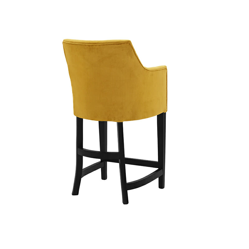 Huxley-Counter-Stool-with-Arms-by-Olson-and-Baker-Tumeric-Velvet-Black-Ash-Leg-Packshot-02 Olson and Baker - Designer & Contemporary Sofas, Furniture - Olson and Baker showcases original designs from authentic, designer brands. Buy contemporary furniture, lighting, storage, sofas & chairs at Olson + Baker.