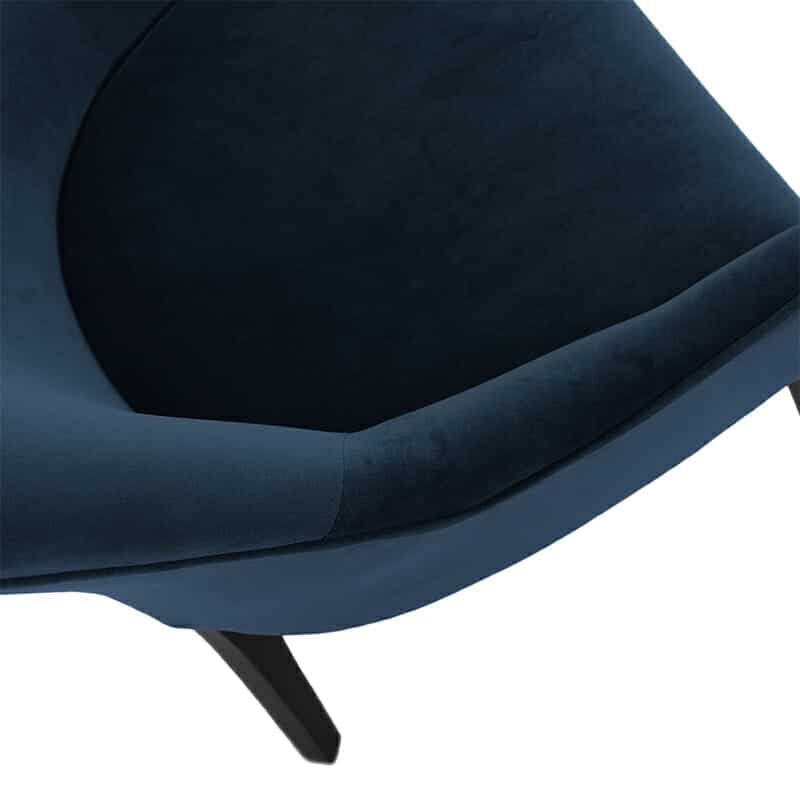 Huxley-Dining-Chair-by-Olson-and-Baker-Indigo-Velvet-Black-Ash-Leg-Detail-03 Olson and Baker - Designer & Contemporary Sofas, Furniture - Olson and Baker showcases original designs from authentic, designer brands. Buy contemporary furniture, lighting, storage, sofas & chairs at Olson + Baker.