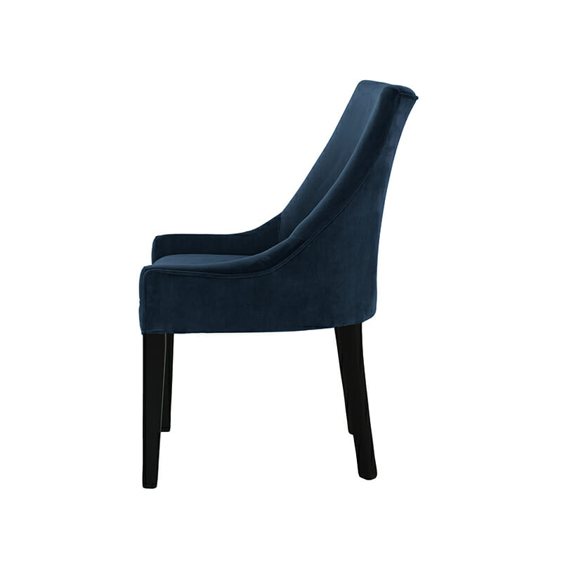 Huxley-Dining-Chair-by-Olson-and-Baker-Indigo-Velvet-Black-Ash-Leg-Packshot-03 Olson and Baker - Designer & Contemporary Sofas, Furniture - Olson and Baker showcases original designs from authentic, designer brands. Buy contemporary furniture, lighting, storage, sofas & chairs at Olson + Baker.