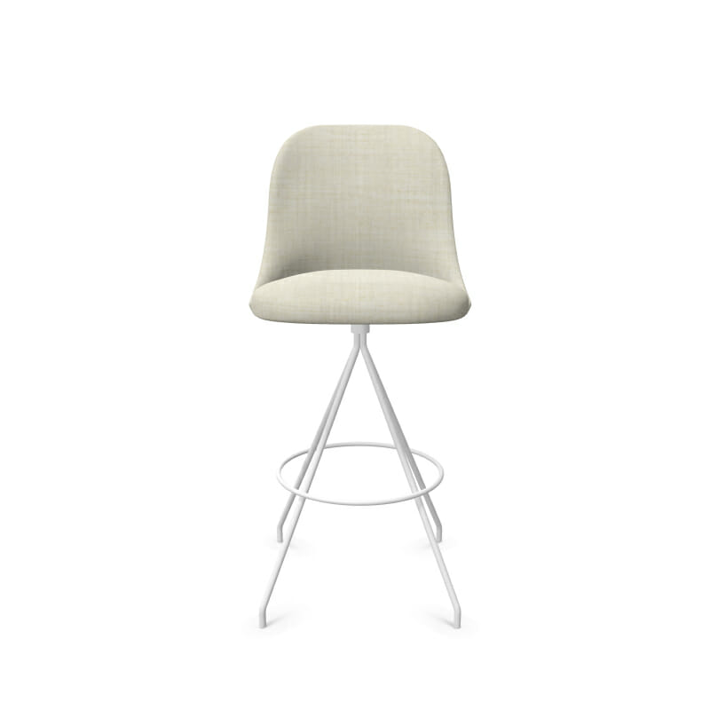 Viccarbe Aleta Bar Stool with Swivel Base by Olson and Baker - Designer & Contemporary Sofas, Furniture - Olson and Baker showcases original designs from authentic, designer brands. Buy contemporary furniture, lighting, storage, sofas & chairs at Olson + Baker.