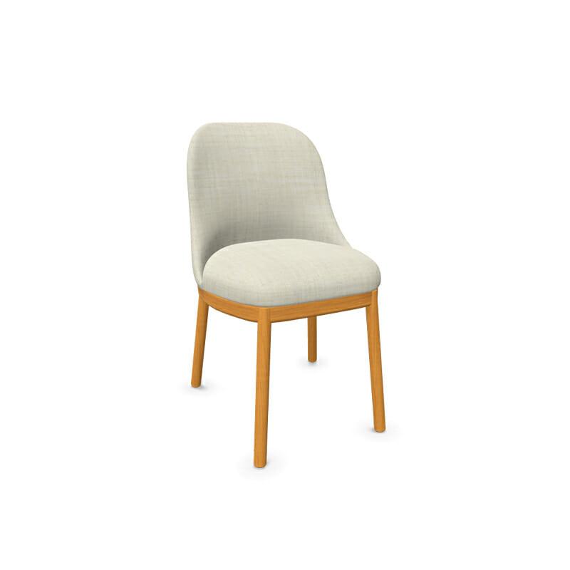 Viccarbe Aleta Chair with Wood Base by Olson and Baker - Designer & Contemporary Sofas, Furniture - Olson and Baker showcases original designs from authentic, designer brands. Buy contemporary furniture, lighting, storage, sofas & chairs at Olson + Baker.