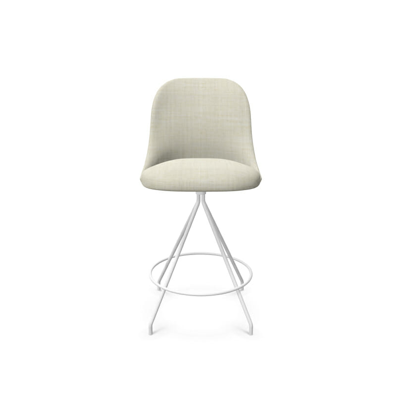 Viccarbe Aleta Counter Stool with Swivel Base by Olson and Baker - Designer & Contemporary Sofas, Furniture - Olson and Baker showcases original designs from authentic, designer brands. Buy contemporary furniture, lighting, storage, sofas & chairs at Olson + Baker.