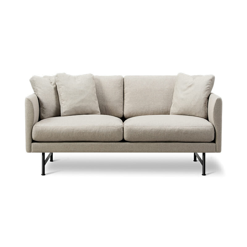 Fredericia Calmo 80 Sofa Two Seater by Olson and Baker - Designer & Contemporary Sofas, Furniture - Olson and Baker showcases original designs from authentic, designer brands. Buy contemporary furniture, lighting, storage, sofas & chairs at Olson + Baker.