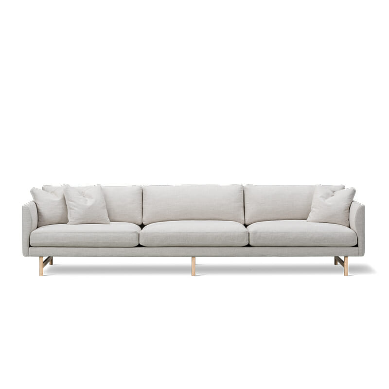 Fredericia Calmo 95 Sofa Three Seater by Olson and Baker - Designer & Contemporary Sofas, Furniture - Olson and Baker showcases original designs from authentic, designer brands. Buy contemporary furniture, lighting, storage, sofas & chairs at Olson + Baker.