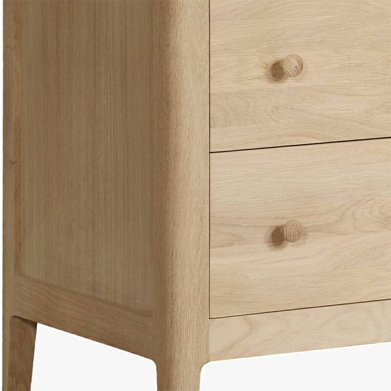 Wallace Chest of Drawers by Olson and Baker - White Oil Oak - Detail 03 Olson and Baker - Designer & Contemporary Sofas, Furniture - Olson and Baker showcases original designs from authentic, designer brands. Buy contemporary furniture, lighting, storage, sofas & chairs at Olson + Baker.