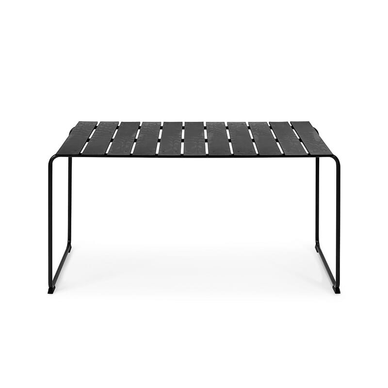 Mater - Ocean Dining Table Rectangle - Black - Packshot 02 Olson and Baker - Designer & Contemporary Sofas, Furniture - Olson and Baker showcases original designs from authentic, designer brands. Buy contemporary furniture, lighting, storage, sofas & chairs at Olson + Baker.