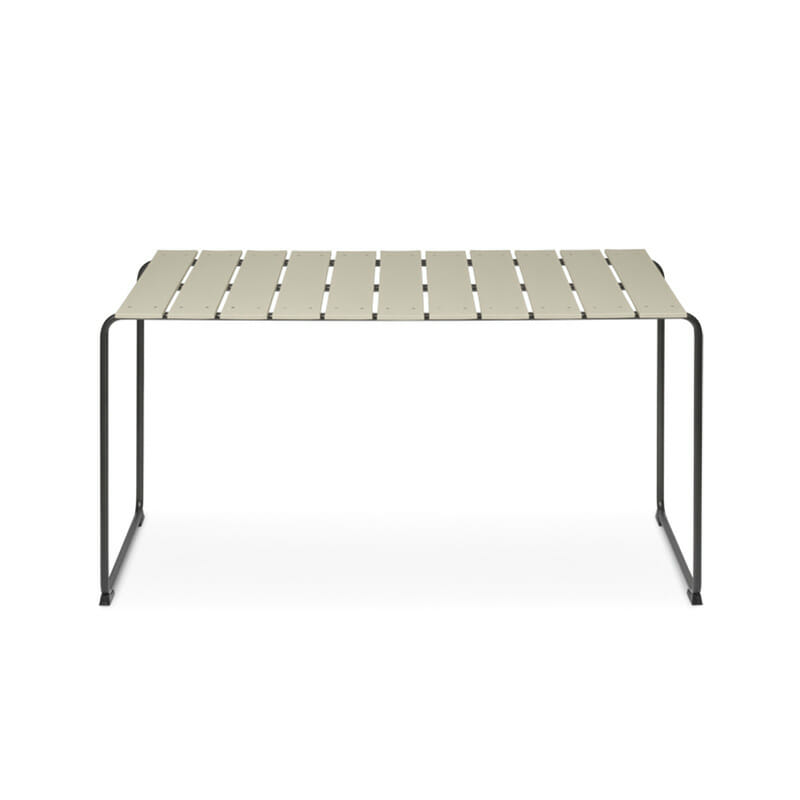Mater - Ocean Dining Table Rectangle - Sand - Packshot 04 Olson and Baker - Designer & Contemporary Sofas, Furniture - Olson and Baker showcases original designs from authentic, designer brands. Buy contemporary furniture, lighting, storage, sofas & chairs at Olson + Baker.