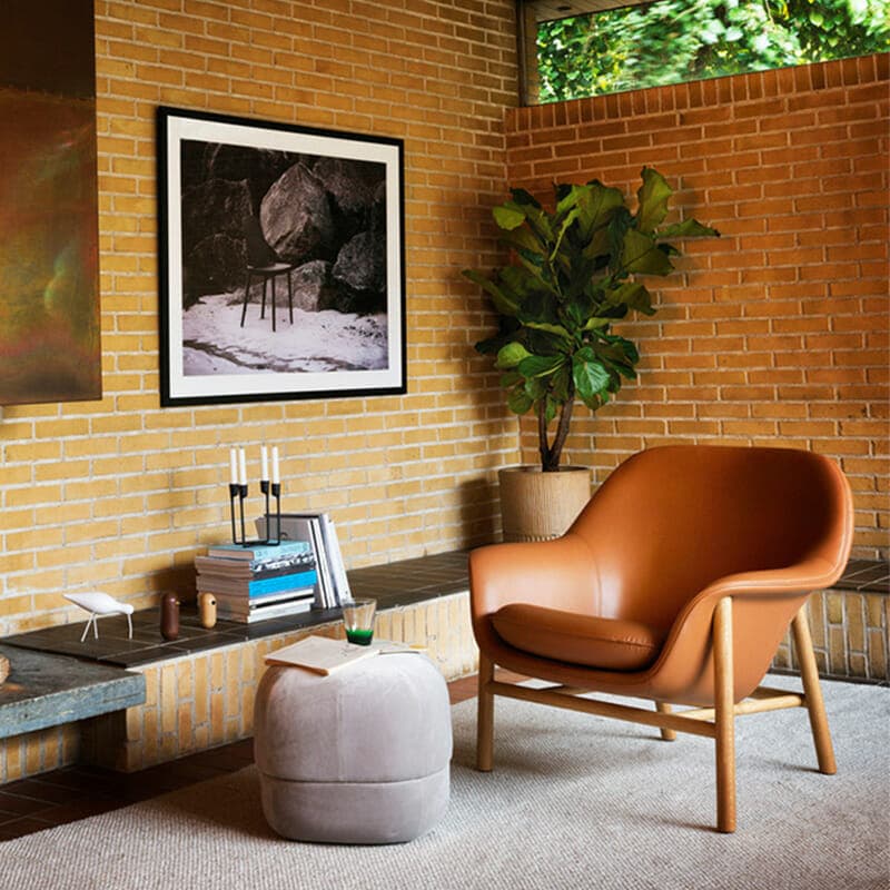 Norman Copenhagen - Drape Lounge Chair Low - Lifestyle Image 03 Olson and Baker - Designer & Contemporary Sofas, Furniture - Olson and Baker showcases original designs from authentic, designer brands. Buy contemporary furniture, lighting, storage, sofas & chairs at Olson + Baker.
