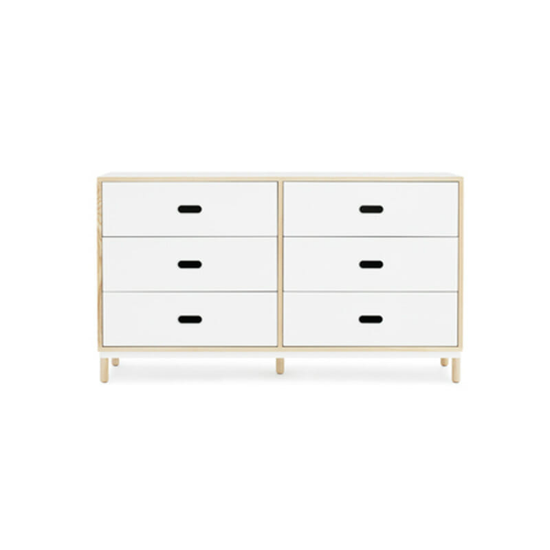 Normann Copenhagen Kabino Six Drawer Dresser by Olson and Baker - Designer & Contemporary Sofas, Furniture - Olson and Baker showcases original designs from authentic, designer brands. Buy contemporary furniture, lighting, storage, sofas & chairs at Olson + Baker.