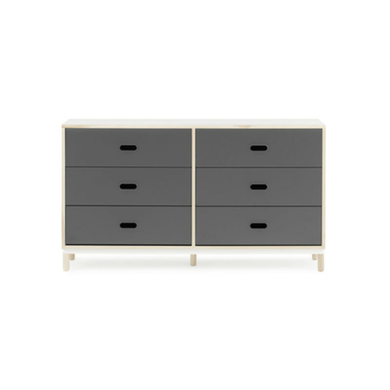 Normann Copenhagen Kabino Six Drawer Dresser by Olson and Baker - Designer & Contemporary Sofas, Furniture - Olson and Baker showcases original designs from authentic, designer brands. Buy contemporary furniture, lighting, storage, sofas & chairs at Olson + Baker.