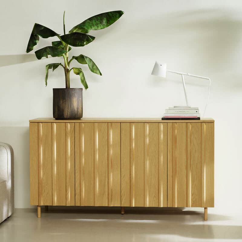 Norman Copenhagen - Rib Sideboard - Lifestyle Image 01 Olson and Baker - Designer & Contemporary Sofas, Furniture - Olson and Baker showcases original designs from authentic, designer brands. Buy contemporary furniture, lighting, storage, sofas & chairs at Olson + Baker.