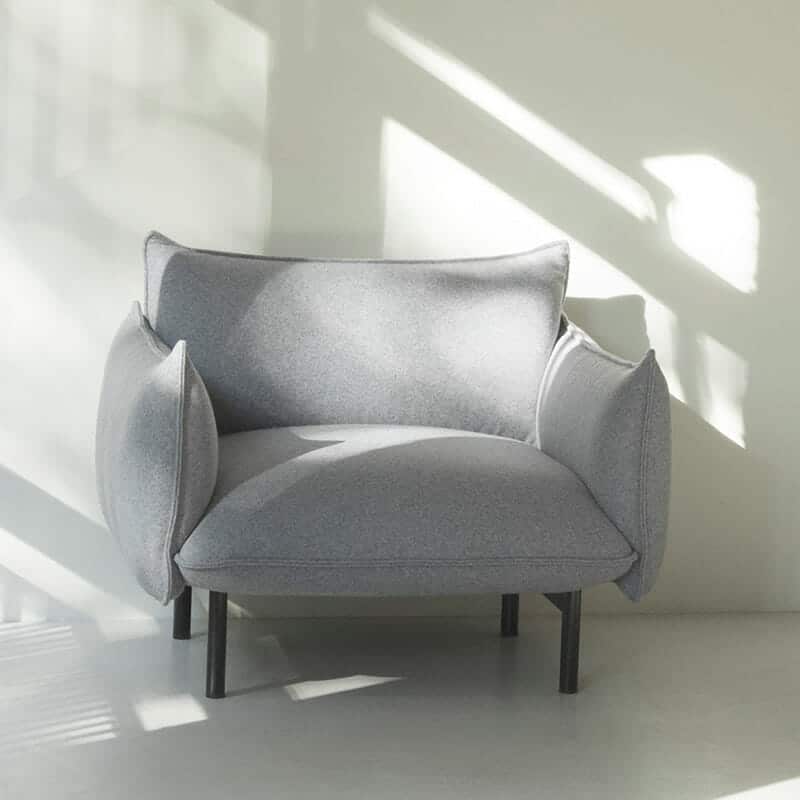 Normann Copenhagen - Ark Armchair - Lifestyle Image 01 Olson and Baker - Designer & Contemporary Sofas, Furniture - Olson and Baker showcases original designs from authentic, designer brands. Buy contemporary furniture, lighting, storage, sofas & chairs at Olson + Baker.
