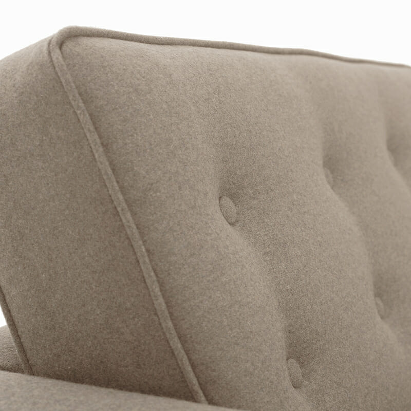 Burnell-Sofa-by-Olson-and-Baker-Wool-Blend-Birch-Walnut-Legs-Detail-04 Olson and Baker - Designer & Contemporary Sofas, Furniture - Olson and Baker showcases original designs from authentic, designer brands. Buy contemporary furniture, lighting, storage, sofas & chairs at Olson + Baker.