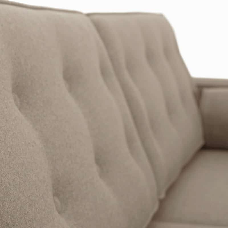Burnell-Sofa-by-Olson-and-Baker-Wool-Blend-Birch-Walnut-Legs-Detail-06 Olson and Baker - Designer & Contemporary Sofas, Furniture - Olson and Baker showcases original designs from authentic, designer brands. Buy contemporary furniture, lighting, storage, sofas & chairs at Olson + Baker.