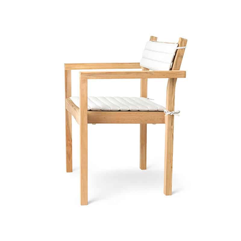 Carl Hansen AH502 Outdoor Dining Chair with Armrest by Olson and Baker - Designer & Contemporary Sofas, Furniture - Olson and Baker showcases original designs from authentic, designer brands. Buy contemporary furniture, lighting, storage, sofas & chairs at Olson + Baker.