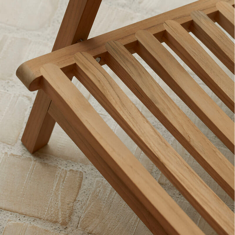 Carl Hansen - AH603 Outdoor Deck Chair - Lifestyle Image 07 Olson and Baker - Designer & Contemporary Sofas, Furniture - Olson and Baker showcases original designs from authentic, designer brands. Buy contemporary furniture, lighting, storage, sofas & chairs at Olson + Baker.